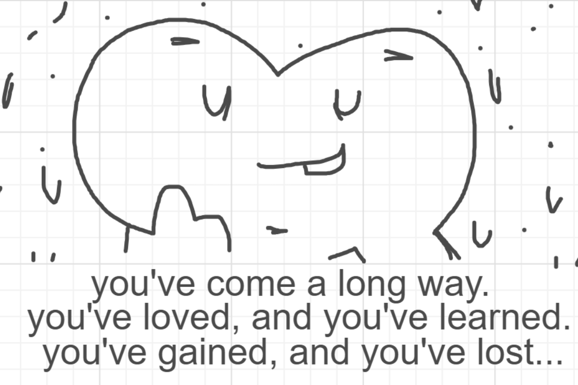 A panel from I've Been Everywhere, Man, episode nine of the Board Boards object show by Furretwalk/WalkingFurret.